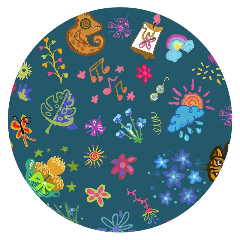 Spring Magic Garden Bamboo Zipper Romper Pajamas