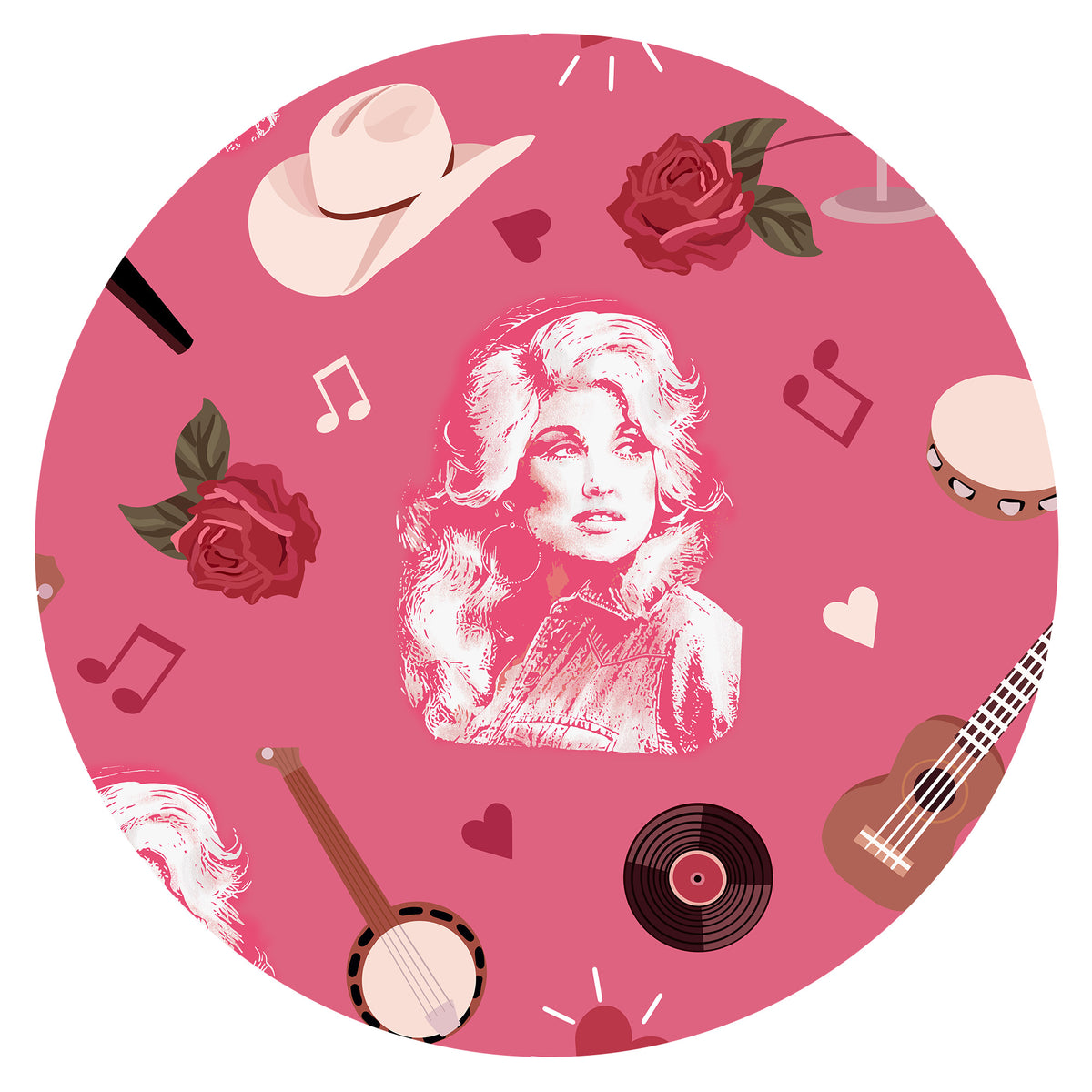 Dolly Nashville Songbird Bamboo Blanket