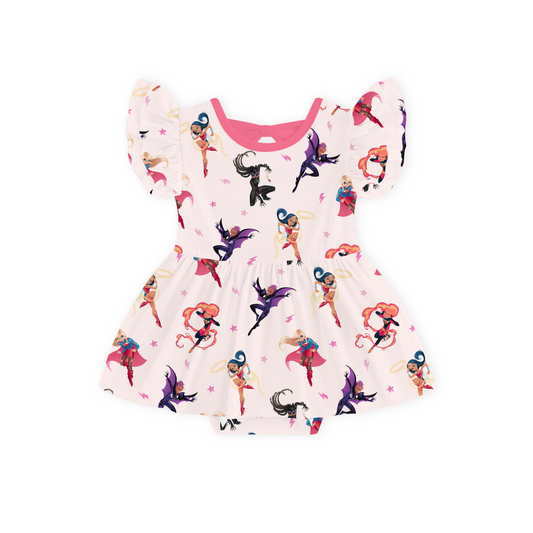 Superhero Girls Power Dreams Dress With Bodysuit