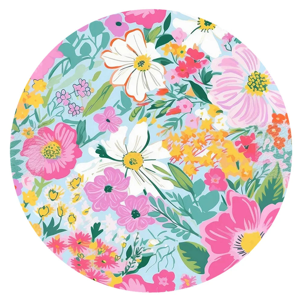 Spring Wildflower Dreams Bamboo Blanket