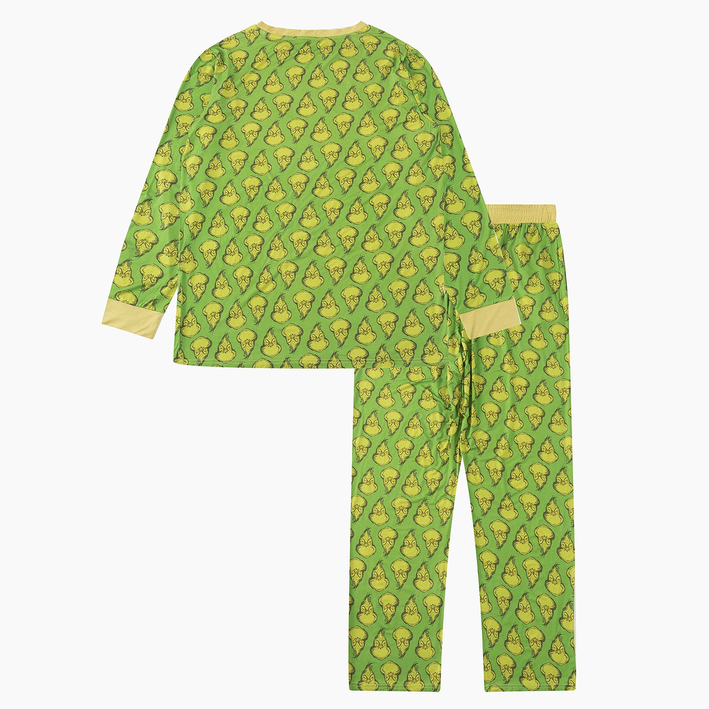 Christmas Green Guy Print Bamboo Family Matching Pajamas