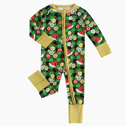 Christmas Element Baby Bamboo Zippy Romper