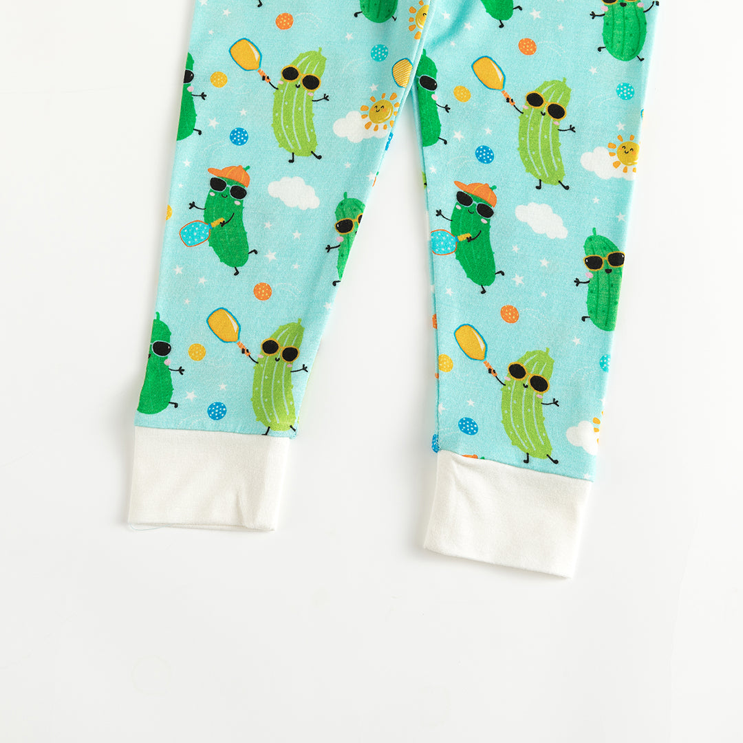 Cucumber Print Bamboo Long Sleeve Pajama Set