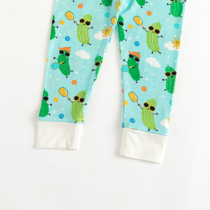 Cucumber Print Bamboo Long Sleeve Pajama Set