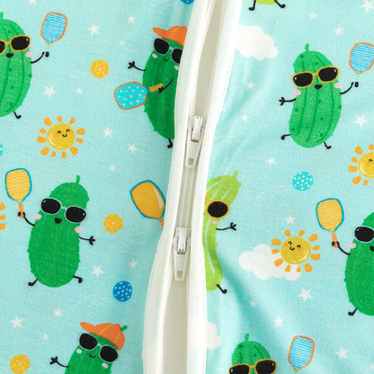 Cucumber Print Bamboo Romper