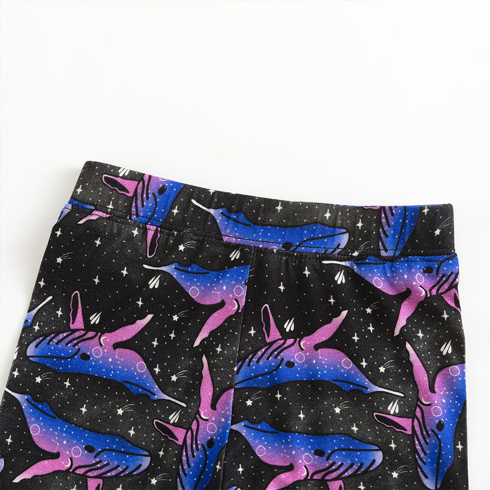 Galaxy Whale Bamboo Long Sleeve Pajama Set
