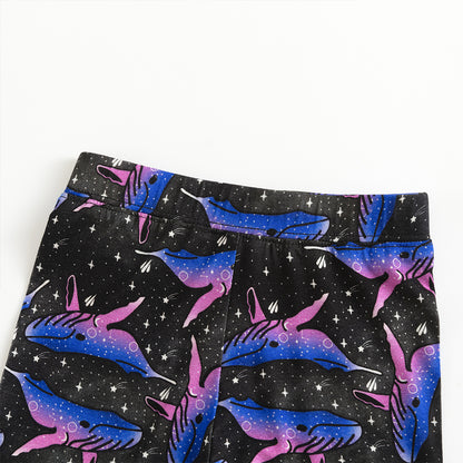 Galaxy Whale Bamboo Long Sleeve Pajama Set