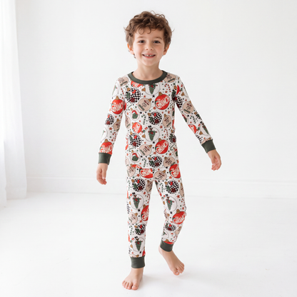 Arbre de Noël Green Guy Two-once Bamboo Viscose Pyjama Set