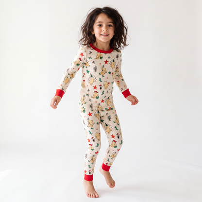 Christmas Sale Tree & Bear Bamboo Pajama Set