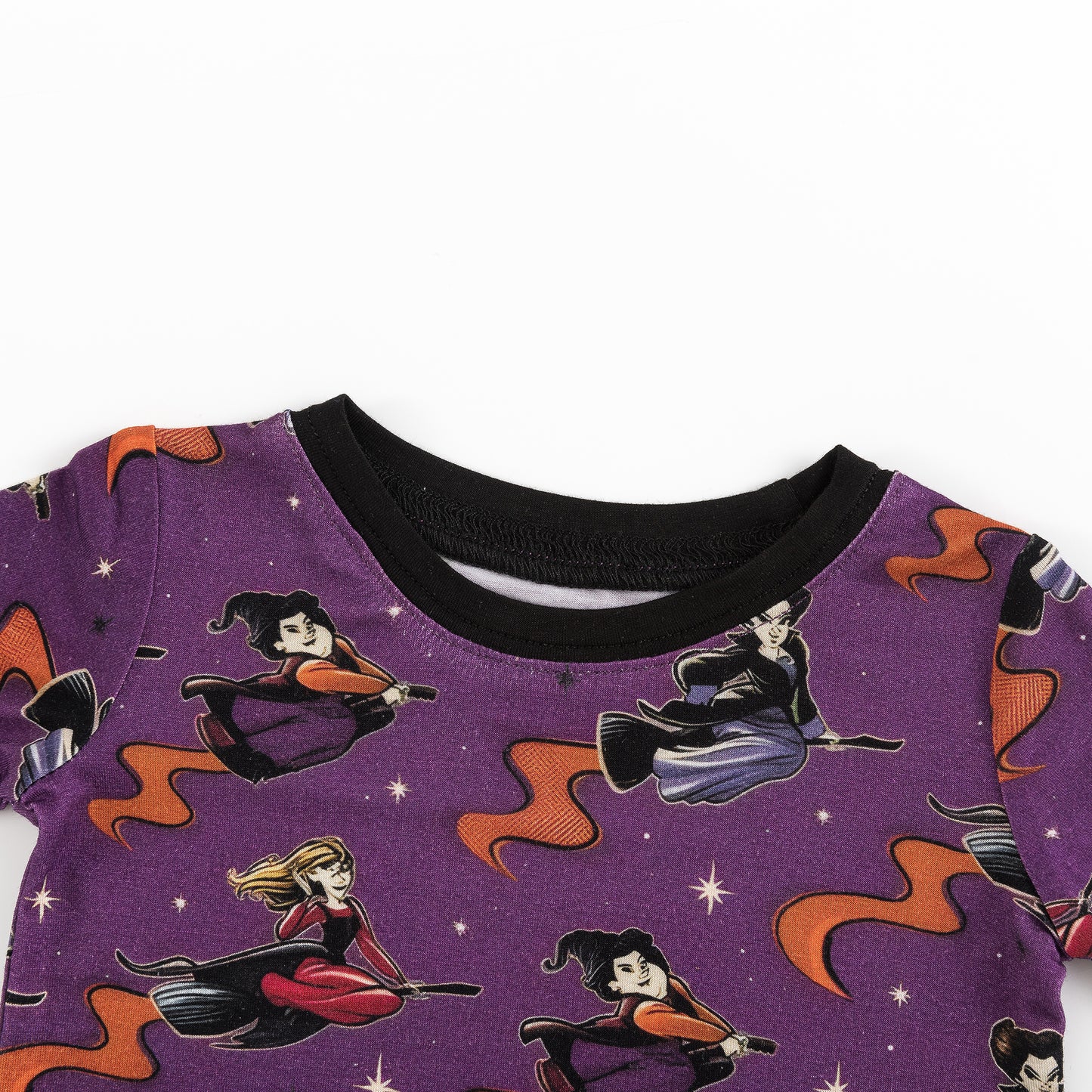 Halloween Witch Bamboo Two-Piece Long Sleeve Pajama Set
