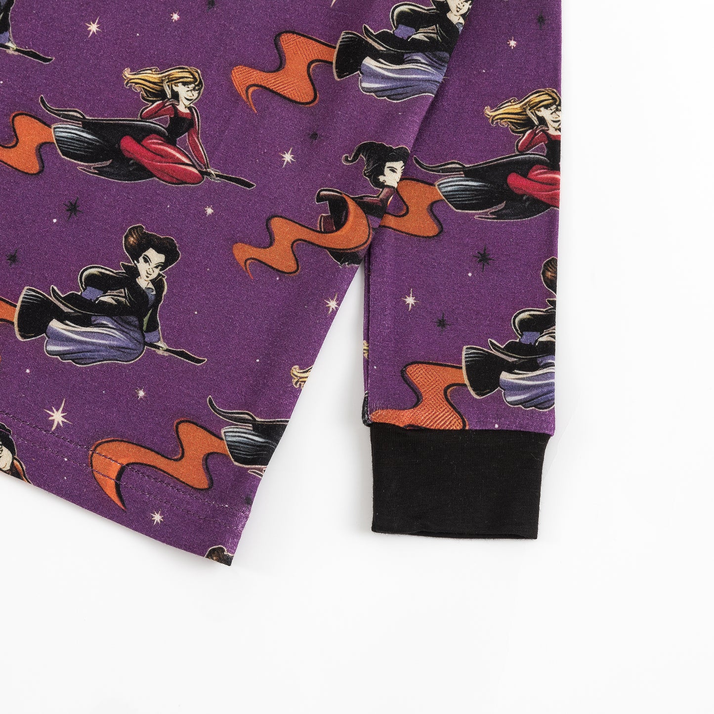 Halloween Witch Bamboo Two-Piece Long Sleeve Pajama Set