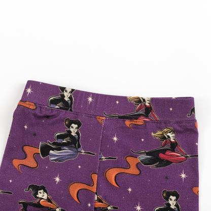 Halloween Witch Bamboo Two-Piece Long Sleeve Pajama Set