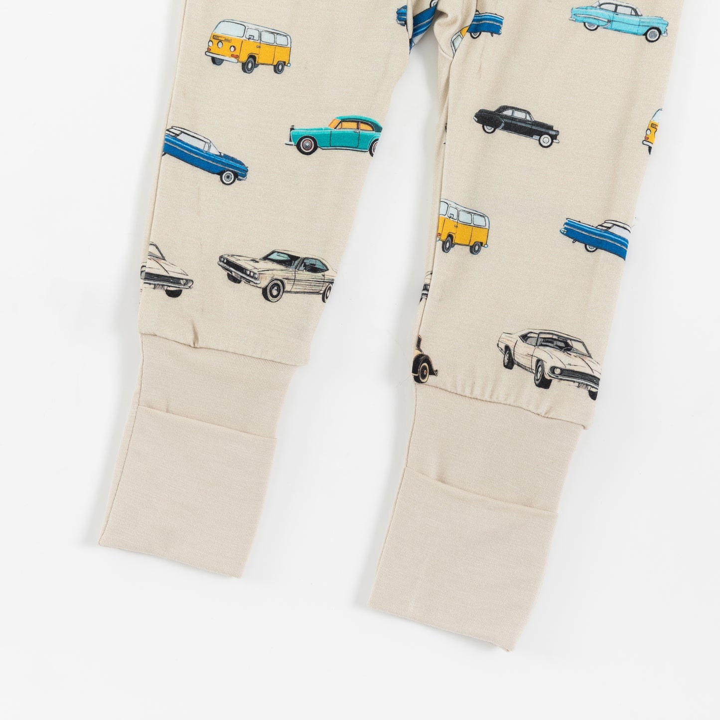 Car Print Bamboo Baby Zippy Pajama