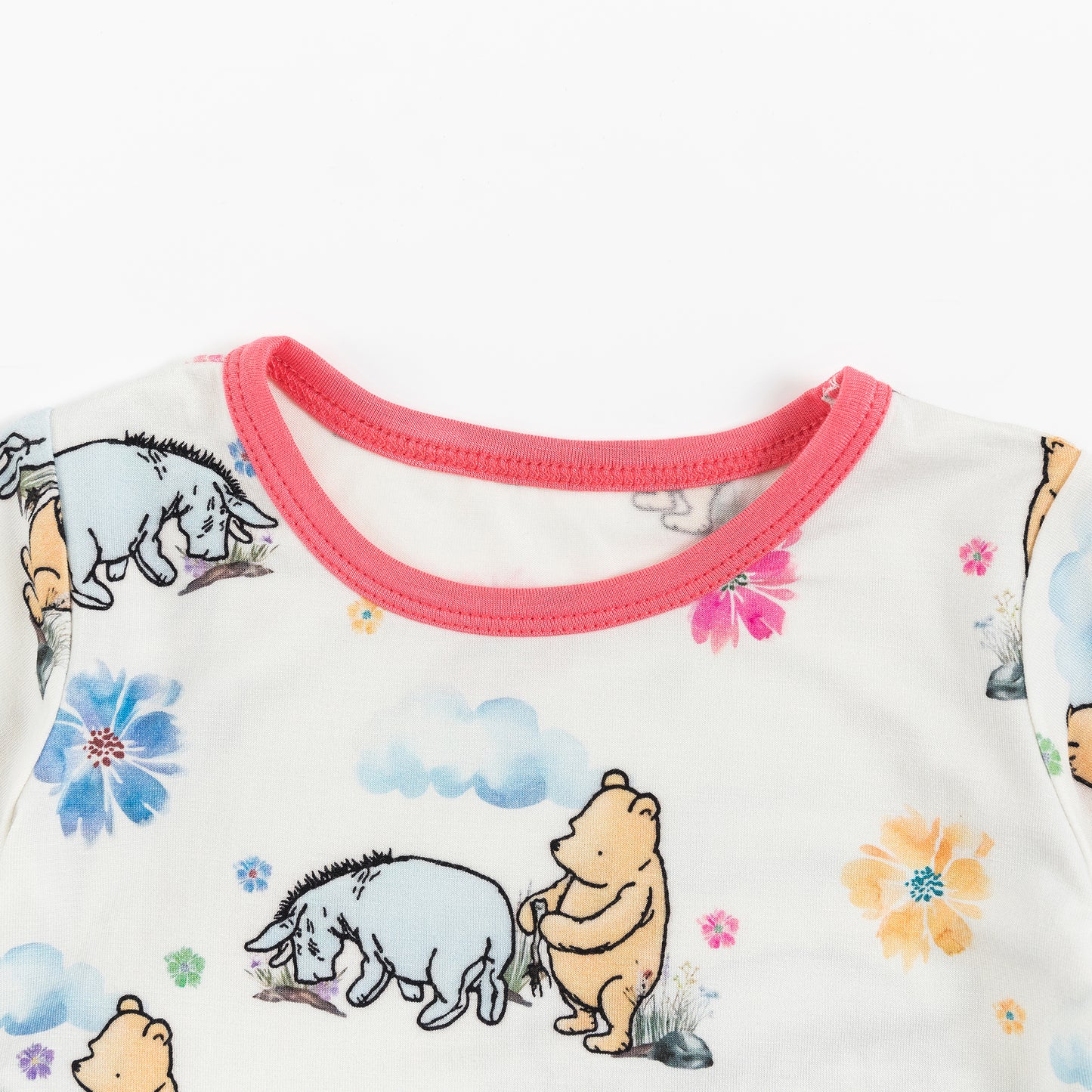 Ensemble short en bambou pour enfants avec œufs de Pâques et ours