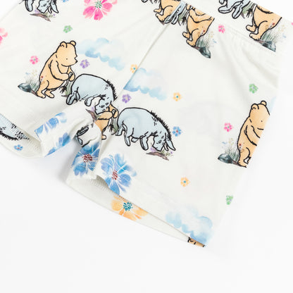 Ensemble short en bambou pour enfants avec œufs de Pâques et ours