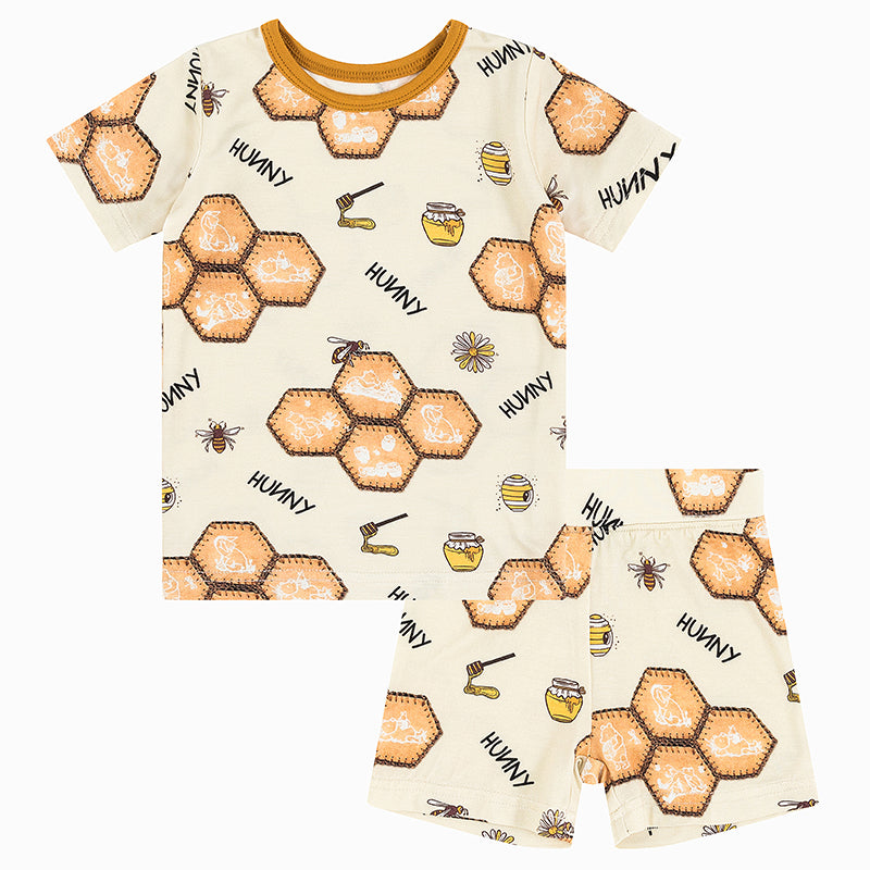 Miozing Honey Sweet Bee Bamboo Short Sleeve Set