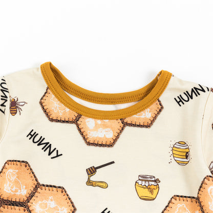 Miozing Honey Sweet Bee Bamboo Short Sleeve Set