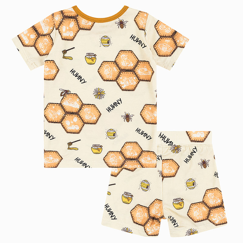 Miozing Honey Sweet Bee Bamboo Short Sleeve Set