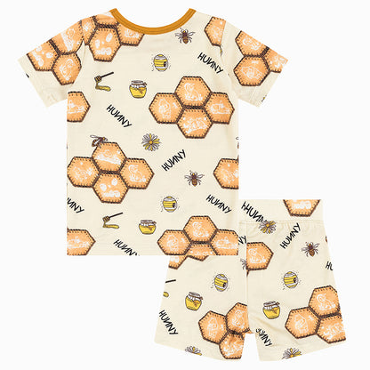 Miozing Honey Sweet Bee Bamboo Short Sleeve Set