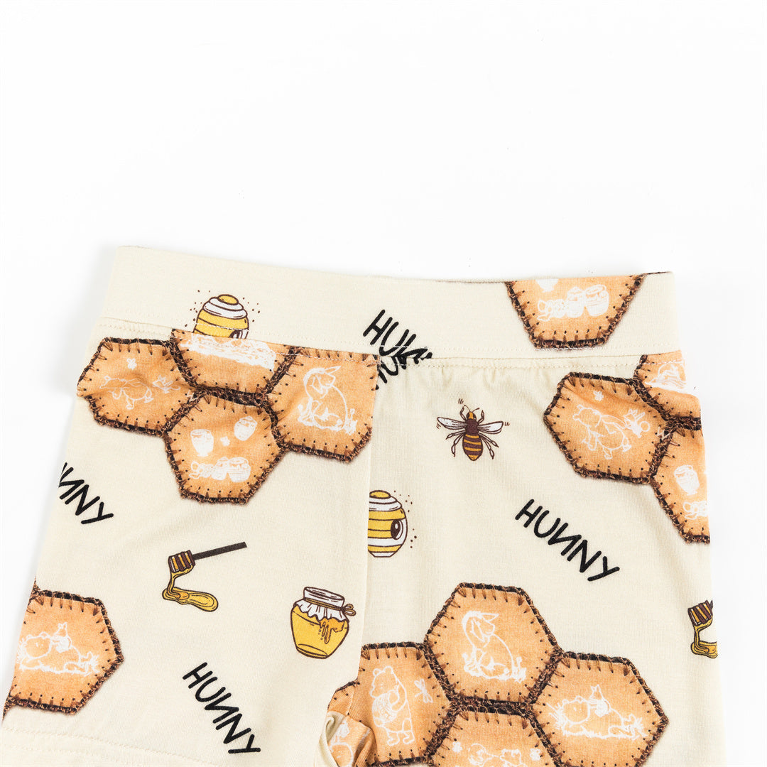 Miozing Honey Sweet Bee Bamboo Short Sleeve Set