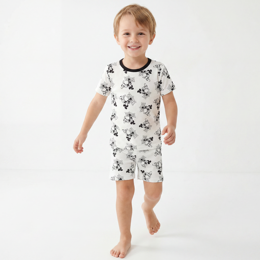 Rudder Mouse Bamboo Kid Two-Piece Pajama Set