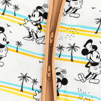 Mouse Palm Tree Bamboo Baby Zippy Pajama