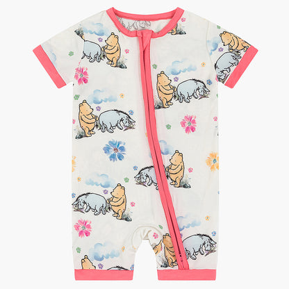 Bear And Friend Fun Time Bamboo Baby Shortie Romper