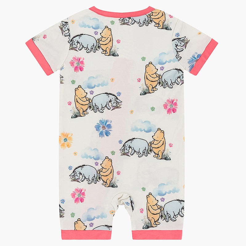 Bear And Friend Fun Time Bamboo Baby Shortie Romper