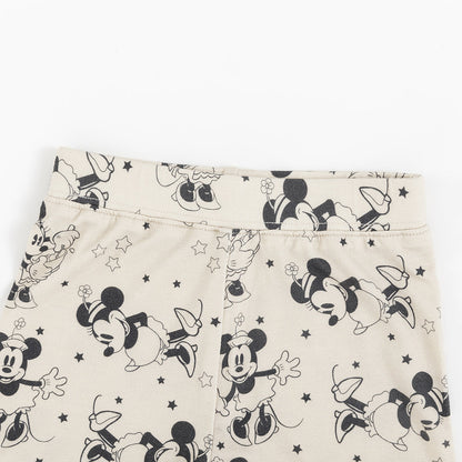 Cartoon Mouse Star Print Short Bamboo Pajamas