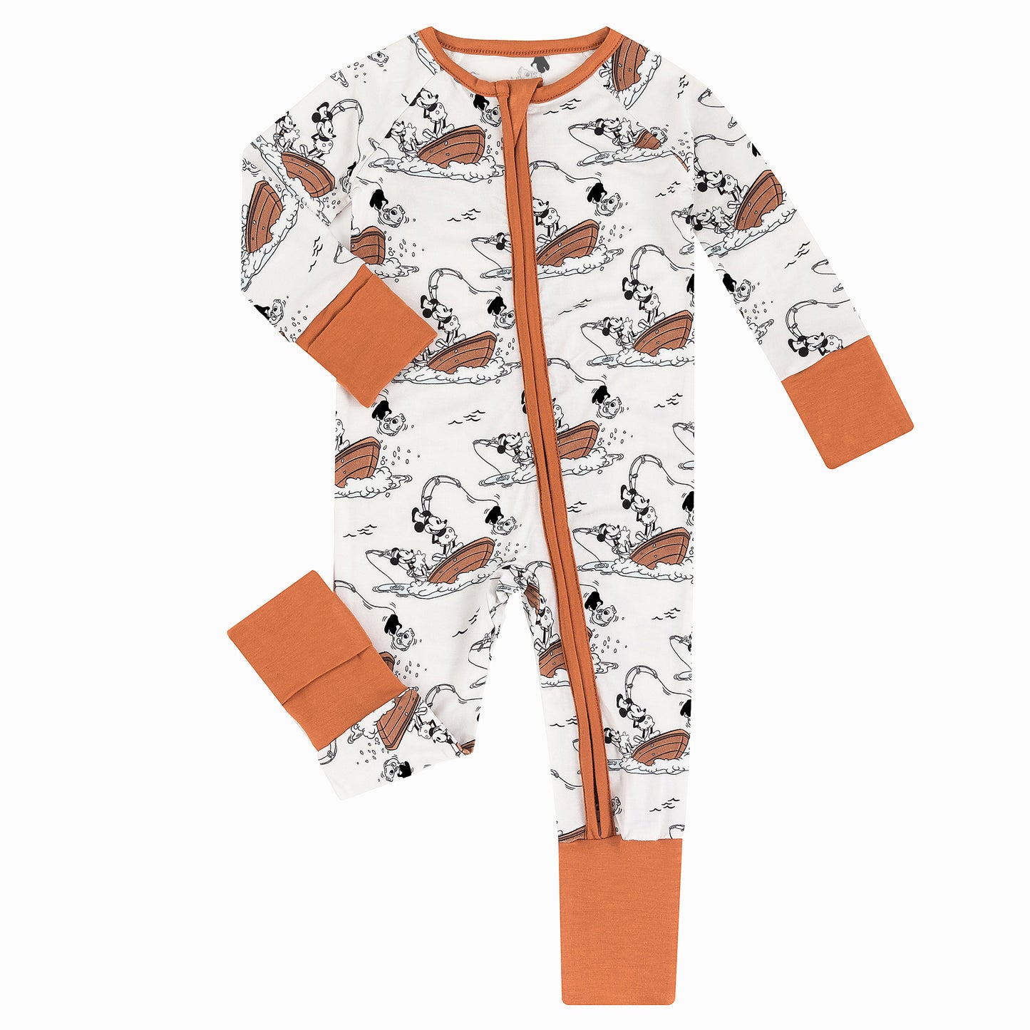 Mouse Cruise Bamboo Baby Zippy Pajama