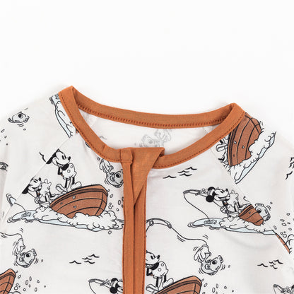 Mouse Cruise Bamboo Baby Zippy Pajama