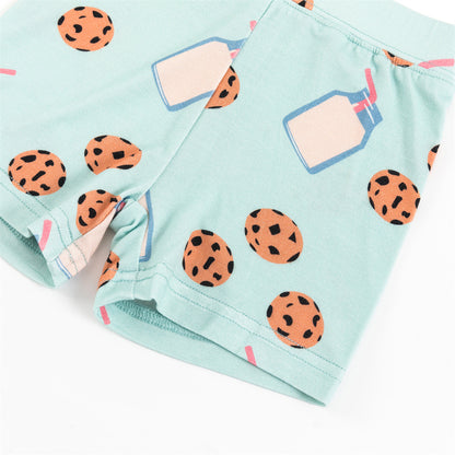 Cookie Milk Bamboo Short Sleeve Set for Toddler