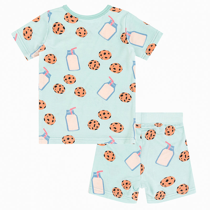 Cookie Milk Bamboo Short Sleeve Set for Toddler