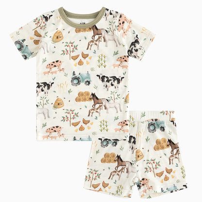 Nordic Dreams Grass Green Pattern court Bamboo Zippy Baby Baber