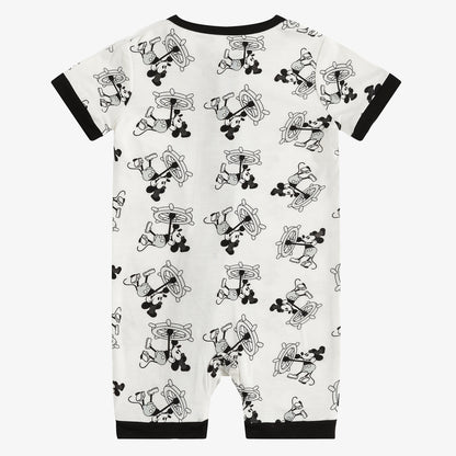 Mouse Steersman Bamboo Short Sleeve Romper