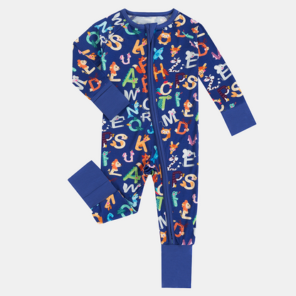 Alphabet Animal Friend Bamboo Viscose Zippy