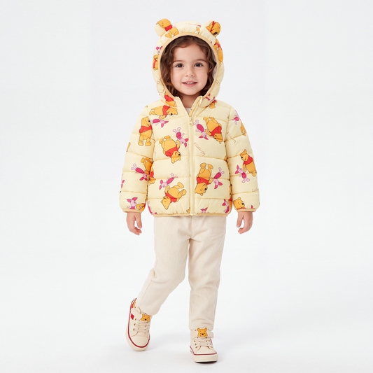 Yellow Bear and Pink Pig Baby Bear Jacket Coat