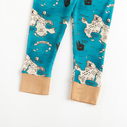 Land And Ocean Kids Bamboo Two-Piece Pajama Set