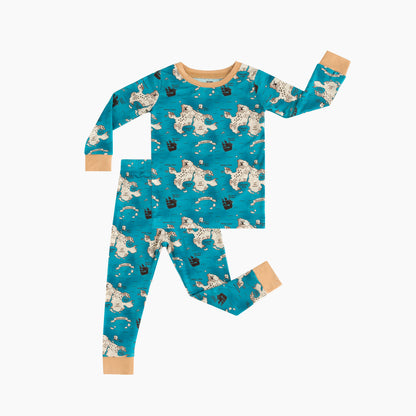 Land And Ocean Kids Bamboo Two-Piece Pajama Set