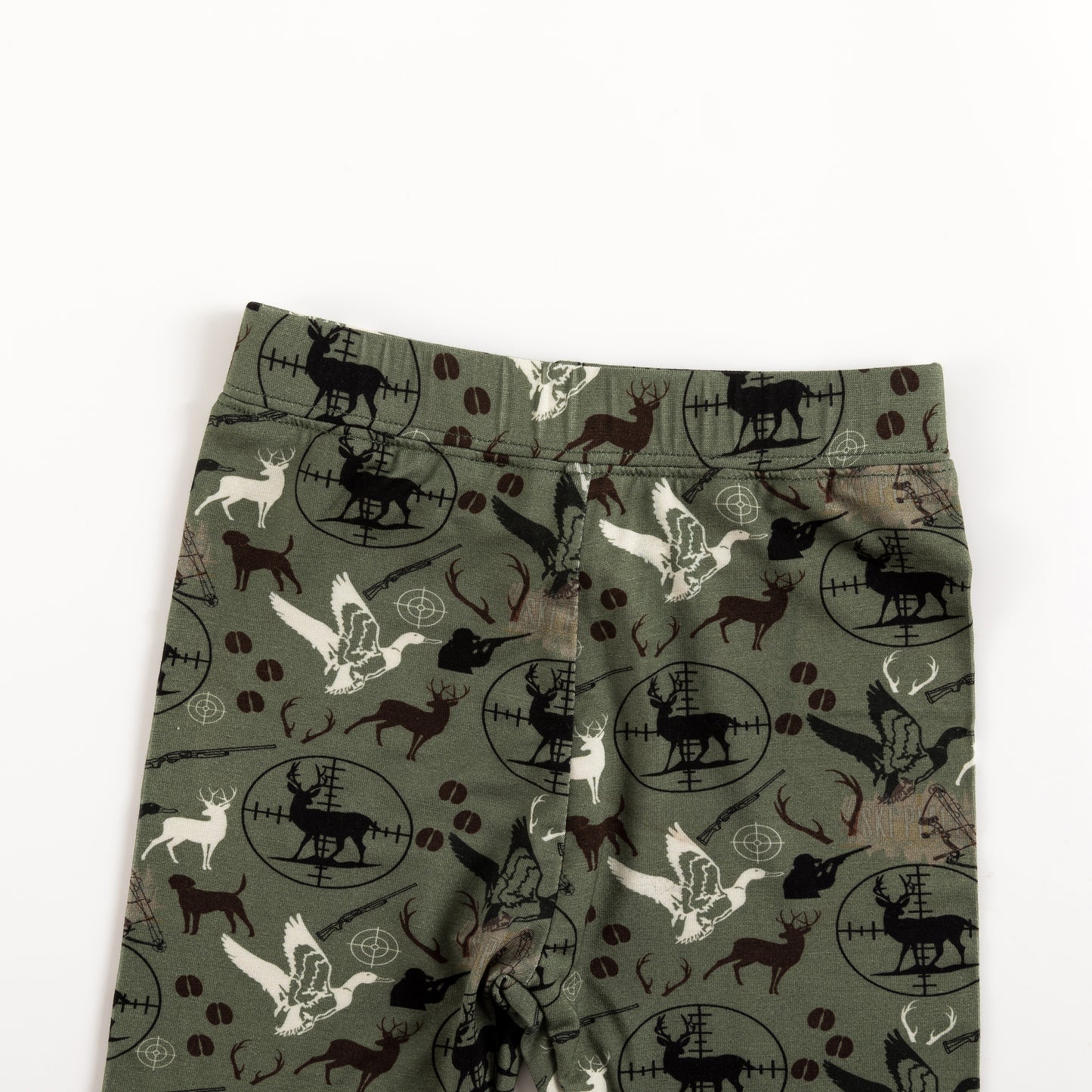 Christmas Hunting Animal Kids Bamboo Two-Piece Pajama Set