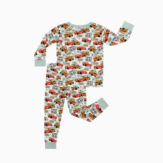 Disney Cars Kids Bamboo Two-Piece Pajama Set