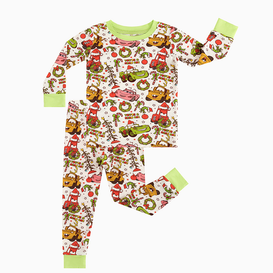 Christmas Toy Pals Kids Bamboo Two-Piece Pajama Set