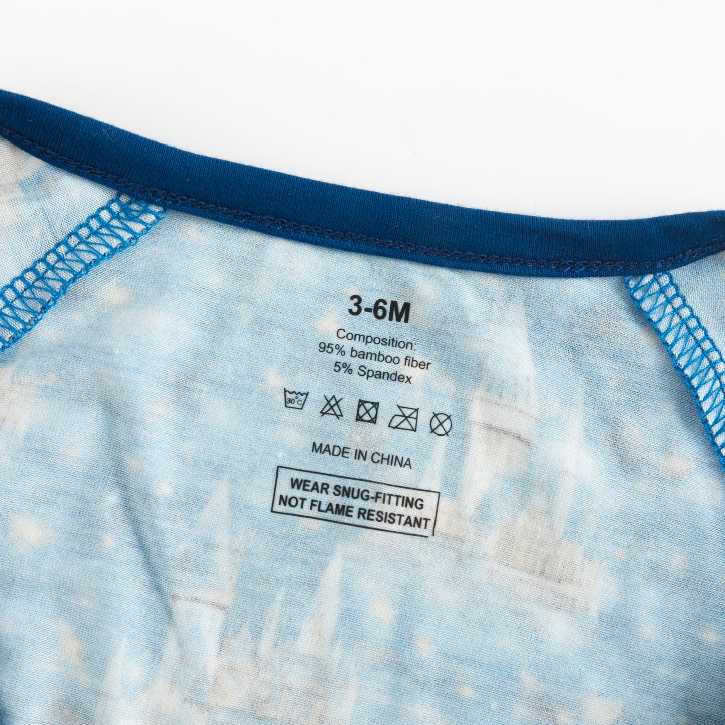 Dark Blue Castle Baby Zip-Up Romper