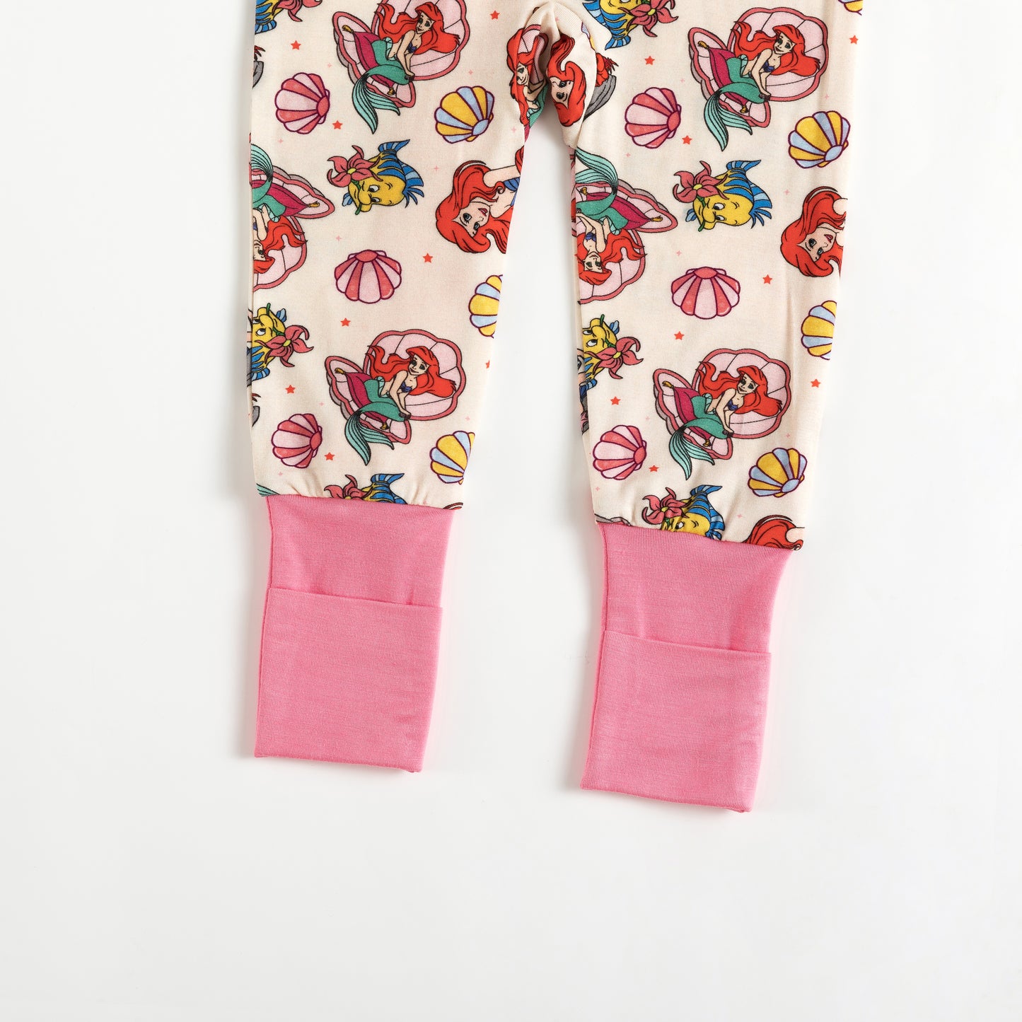 Baby Bamboo Zipper Pajama Romper Little Mermaid
