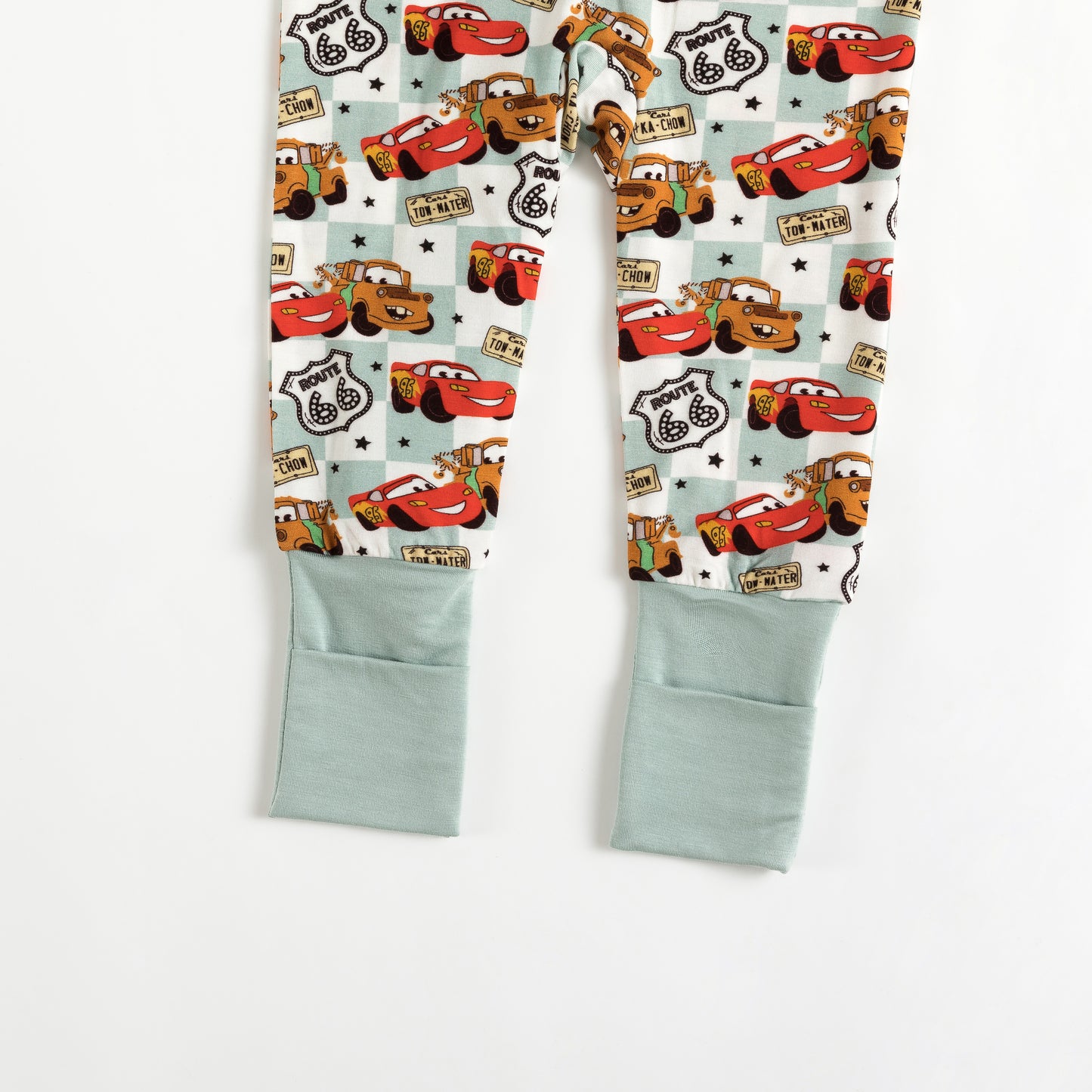 Baby Bamboo Zipper Pajama Romper Cars