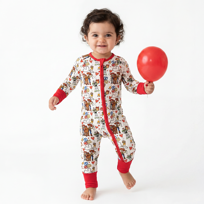 Disney Toy Story Bamboo Zipper Romper Pajamas