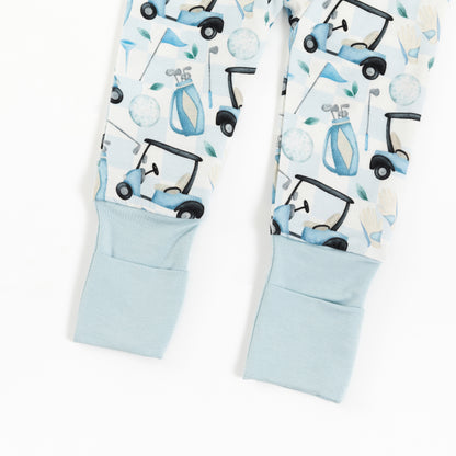 Blue Golf Adventure Bamboo Blue Sleeper