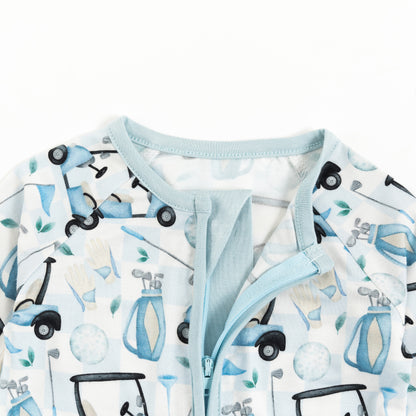 Blue Golf Adventure Bamboo Blue Sleeper