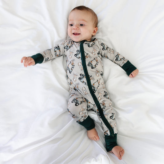 Idiot Ole Bear Bamboo Long Sleeper Sleeper