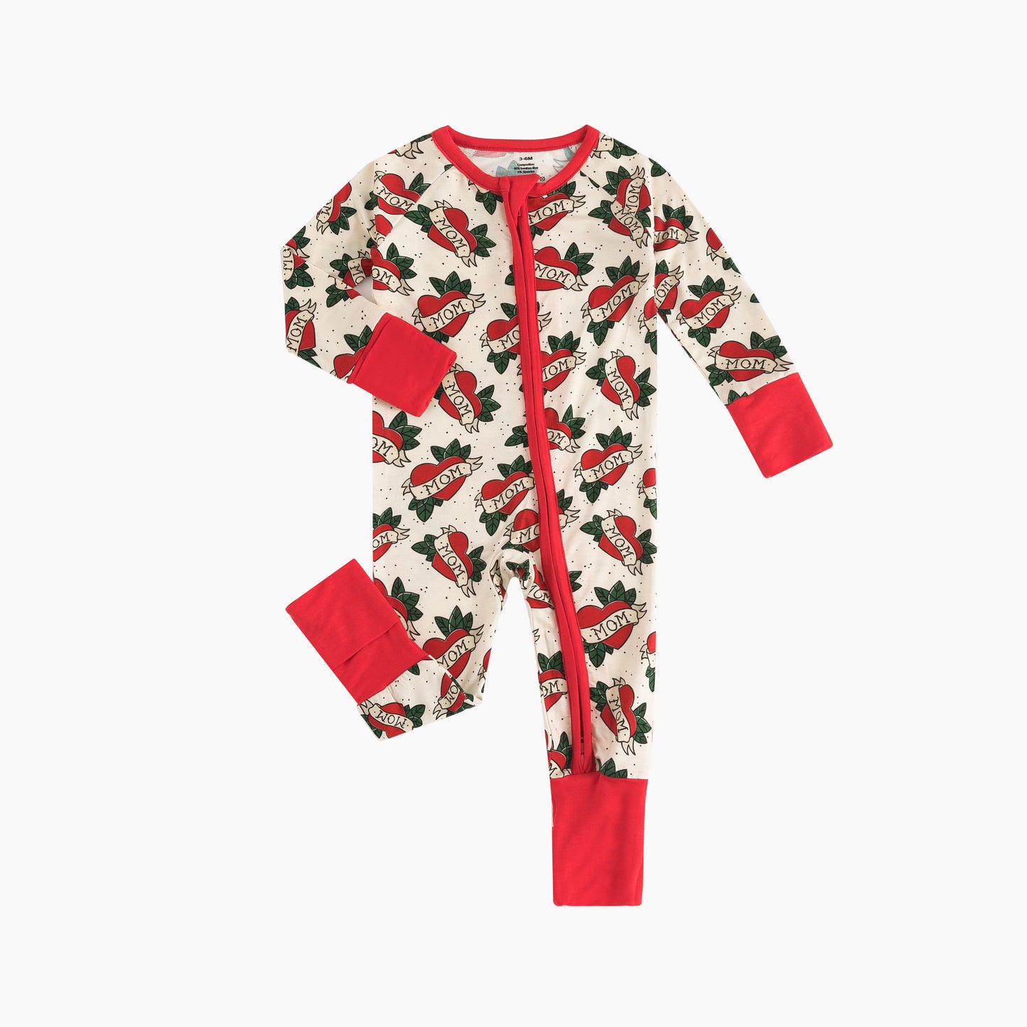 Mom Love Bamboo Zippy Baby Romper